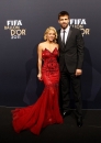 Gerard Pique and partner Shakira at the Ballon d'Or awards